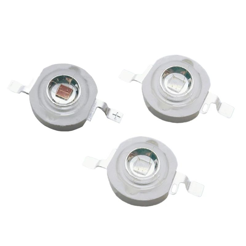 50PCS 1W 3w   LED    6000k  ڿ 4000k  660nm  Ķ 460nm  590 ü Ʈ Ĩ